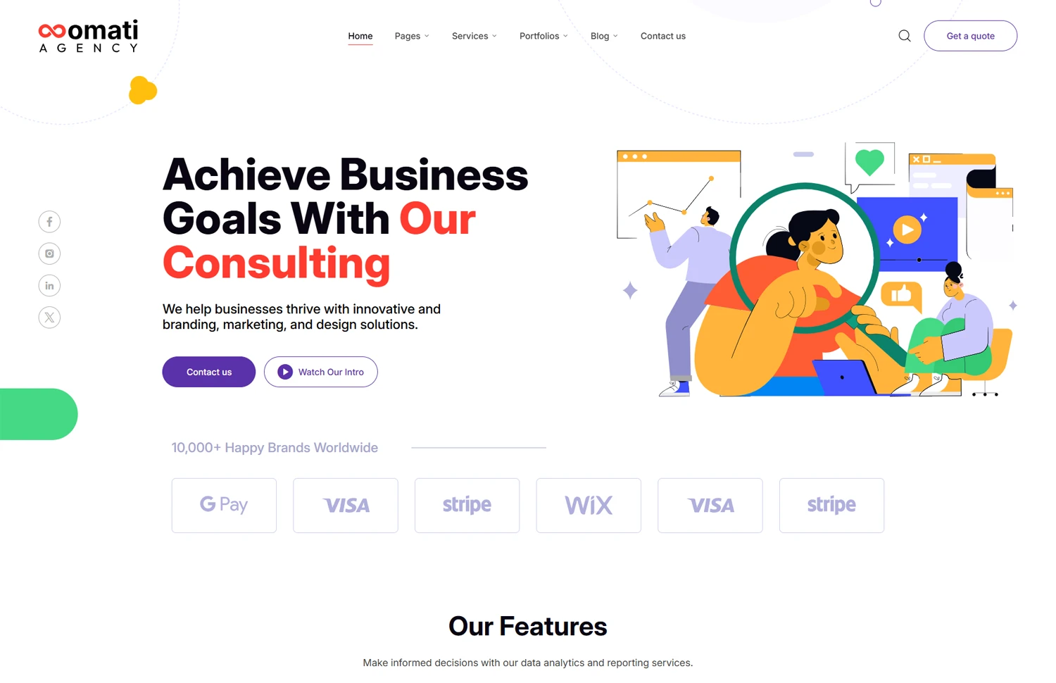 Omati – Creative Agency Digital Solutions Template